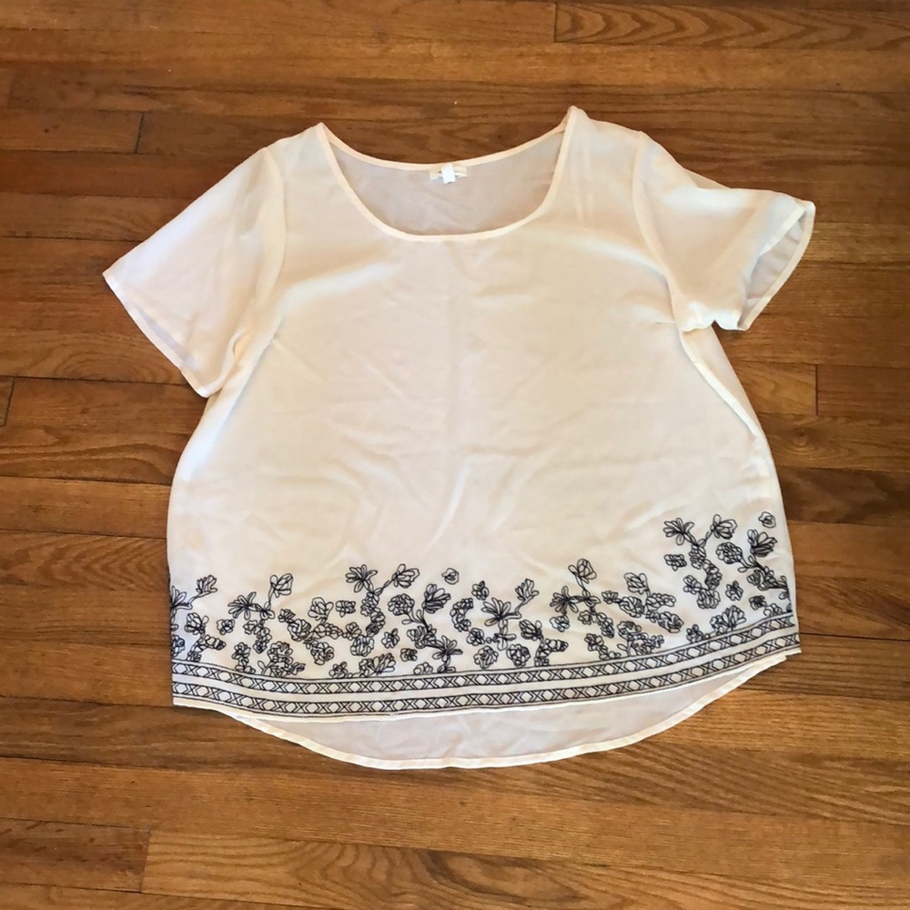 Cream Blouse